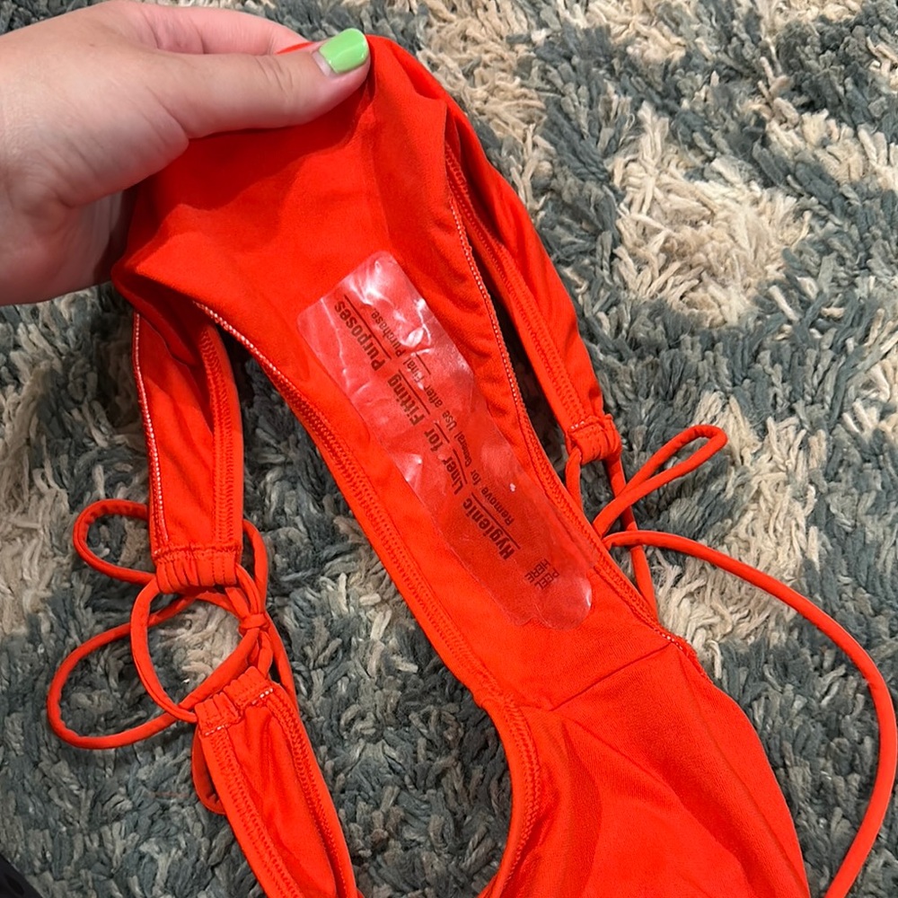 Athleta Bright Orange Bikini Set - Picture 6 of 6